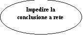 Ovale: Impedire la conclusione a rete